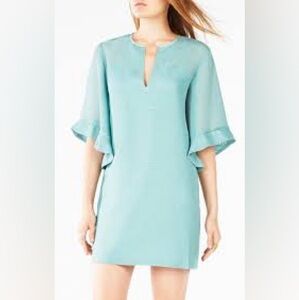 BCBG MaxAzria Tati DRS CAS SHRT - Aqua - Medium - NWT